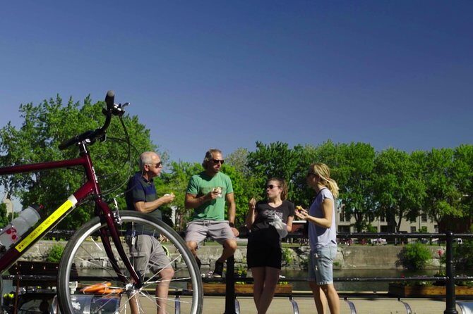 3 Hour Montreal City Bike Tour with Wine or Beer (AM & PM) - The included snack and drink: practical, not just feel-good