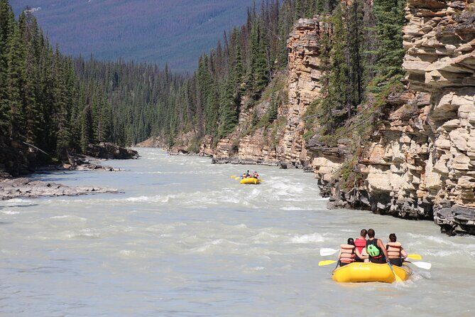 Athabasca Falls Run - Guides and onboard commentary: where the fun turns into meaning