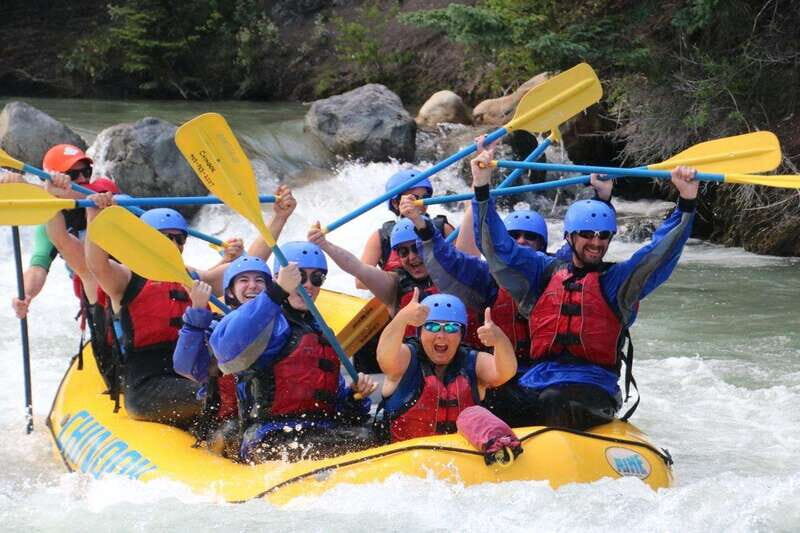 Banff: Afternoon Kananaskis River Whitewater Rafting Tour - What the River Portion Feels Like: Calm Water, Then Class 2-3