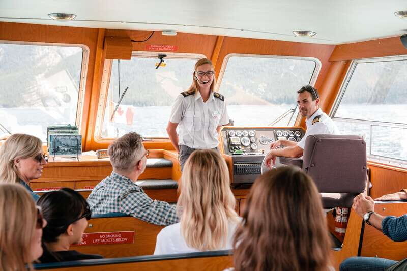 Banff: Lake Minnewanka Cruise - The simple 1-hour plan: what happens after you meet the crew