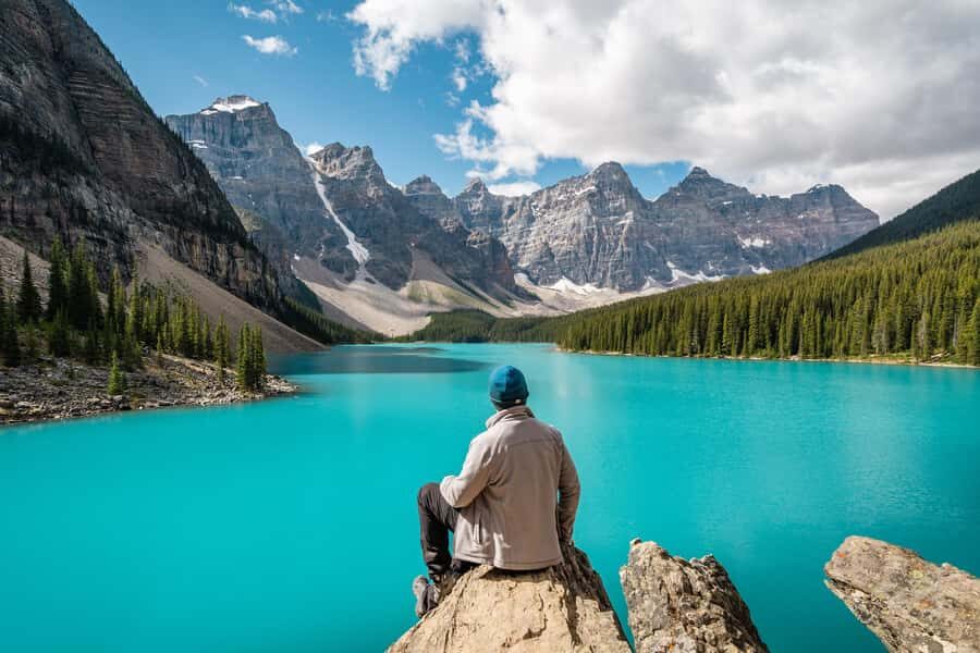 Banff: Louise & Moraine Lake or Johnston Canyon 1/2 Day Tour - Pickup in Banff or Canmore: the move that saves real energy