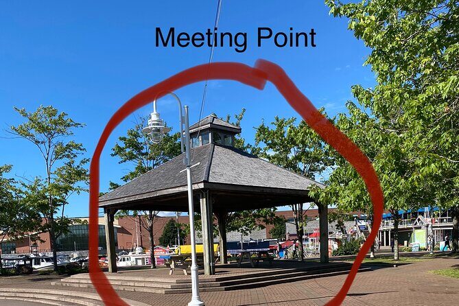 Charlottetown Walking Tour - Confederation Landing Park: PEI origins, industries, and shipbuilding facts
