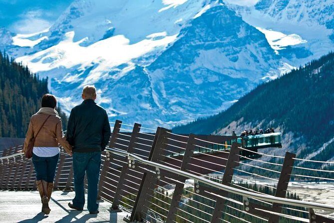 Columbia Icefield Tour with Glacier Skywalk from Banff - Peyto Lake and Crowfoot Glacier: the roadside viewpoints that add up
