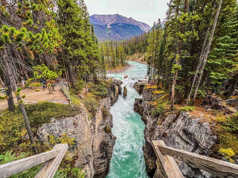 Emerald Lake, Moraine, Louise, Johnston Canyon & Banff Town - Johnston Canyon catwalk time: waterfalls plus optional extra effort