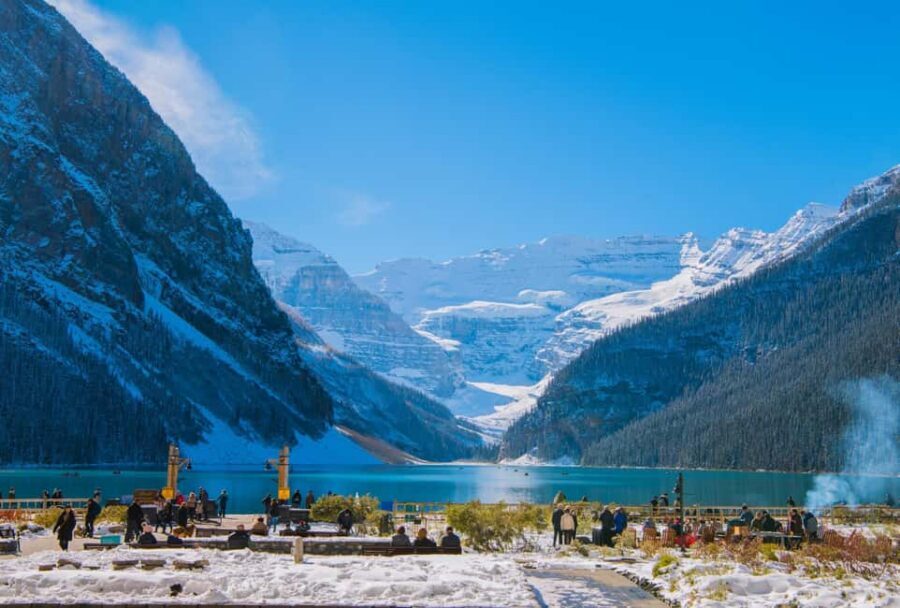 From Calgary/Banff: Moraine Lake & Lake Louise Half-Day Tour - Castle Mountain and scenic driving stops: quick wins on the way in