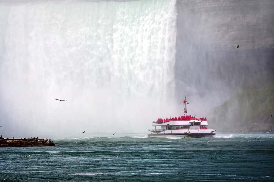 From Toronto: Niagara Falls Day Tour with Boat Cruise - The boat cruise to the base of the Horseshoe Falls
