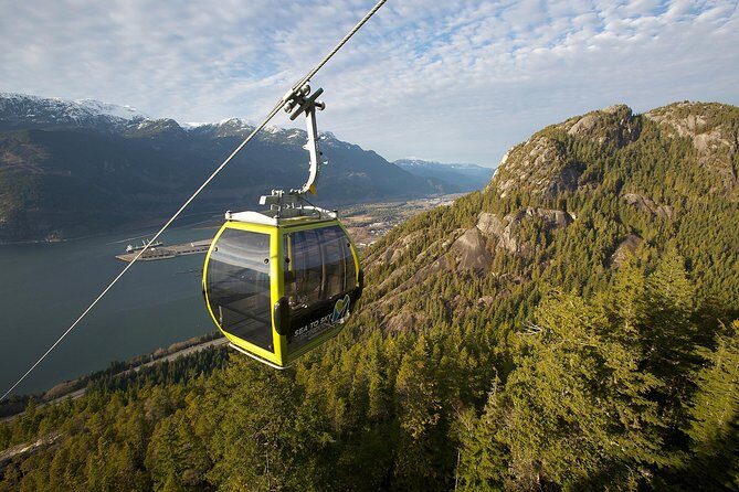 From Vancouver: Whistler & Sea to Sky Gondola with Shannon Falls - Whistler Blackcomb area: 3 hours in the pedestrian village