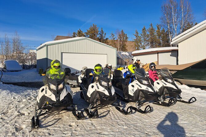 Guided Snowmobile Adventure - Your ride vehicle: Skidoo-Sports-Ace-600 and a controls lesson you’ll use