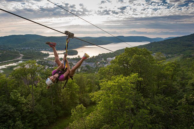 Mont Tremblant Guided Zipline Tour - Up the mountain by gondola: the pre-zip payoff