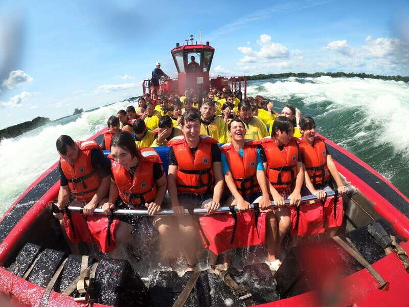 Montreal: Jet Boating on the Lachine Rapids - Old Port check-in and getting suited up for the St. Lawrence