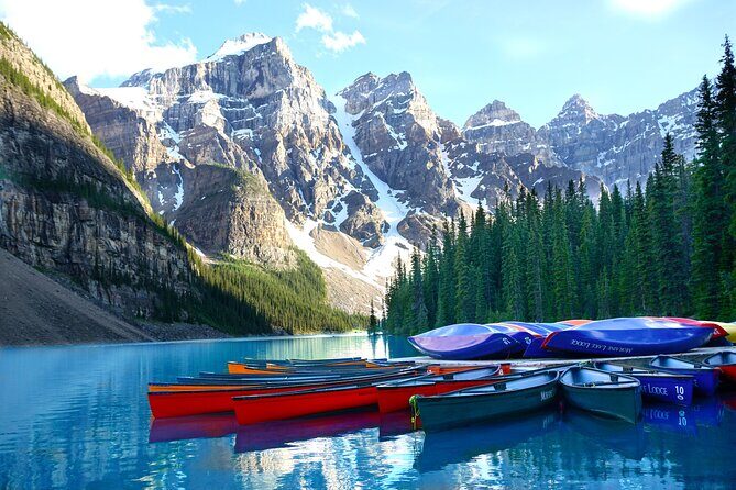 Moraine Lake & Lake Louise Sunrise | Award-Winning Premium Tour - Lake Louise after sunrise: breakfast options, queue reality, and calm-water plans