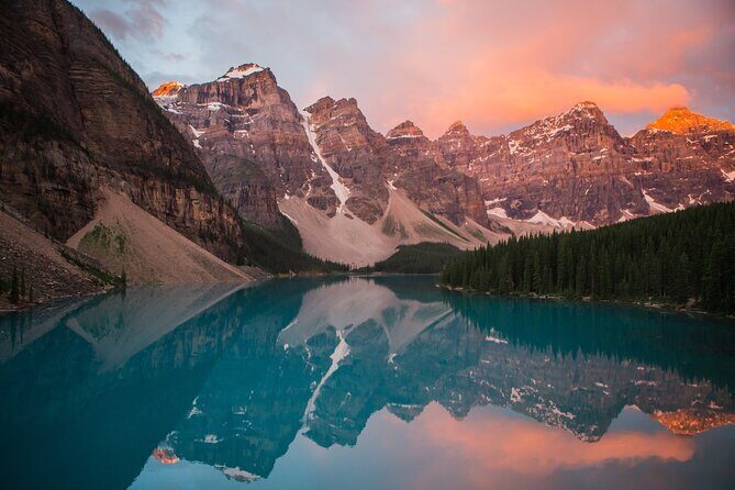 Moraine Lake & Lake Louise Sunrise | Award-Winning Premium Tour - Morning logistics from Banff Train Station: easy meeting point, early clock