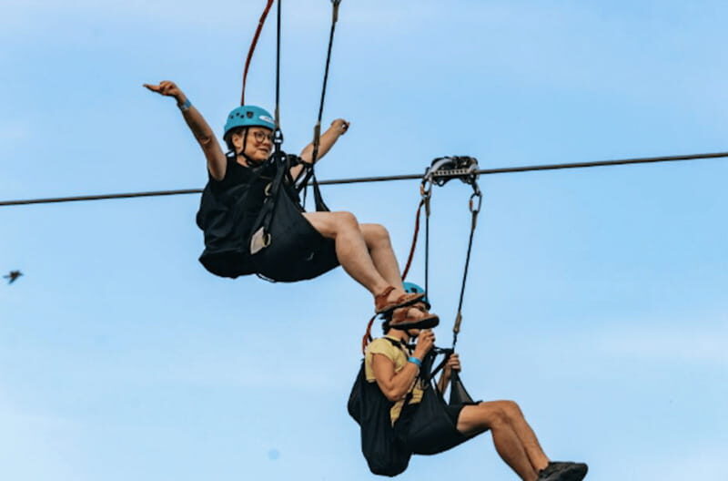 Niagara Falls, Canada: Early Bird Zip Line to The Falls - The Observation Landing Deck: Where You Get Your Best Falls Shots