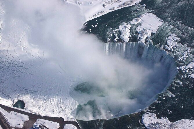 Niagara Falls Canada Helicopter Tour - What the flight route looks like: American Falls to Horseshoe curve