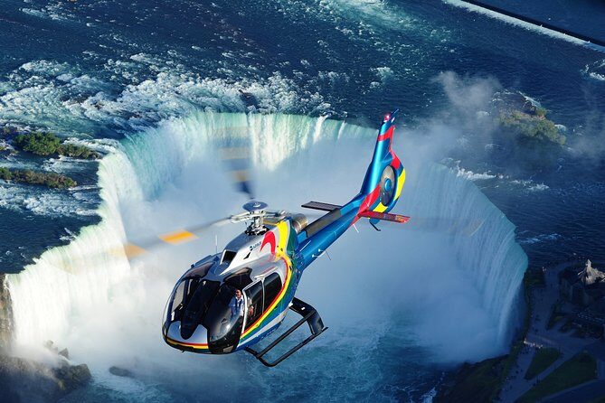 Niagara Falls Canada Tour: Helicopter, Boat, Behind Falls & Lunch - A 5- to 6-hour Niagara Falls sampler, done in smart order