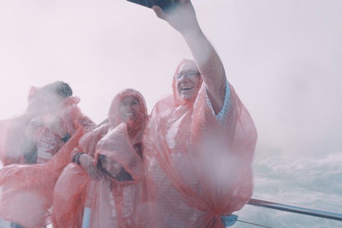 Niagara Falls Canada Tour: Helicopter, Boat, Behind Falls & Lunch - Hornblower-style boat ride: poncho, spray, and “up close” done right