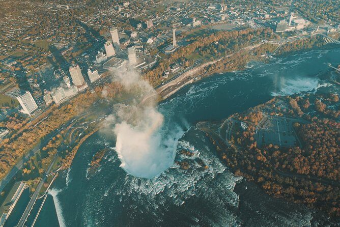 Niagara Falls Canada Tour: Helicopter, Boat, Behind Falls & Lunch - Hotel pickup and a max-7 van day that avoids Niagara stress