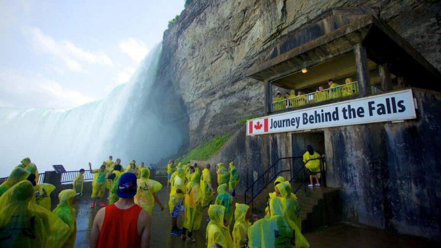 Niagara Falls Day Tour with Boat Ride & Journey Behind Falls - Maple Leaf Place, Maple Syrup Tasting, and the Floral Clock Photo Break