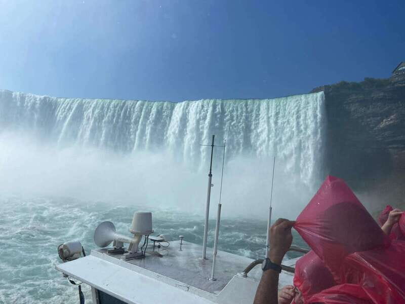 Niagara Falls Tour: Boat Ride, Journey Behind Falls and more - Hornblower cruise: the falls from the waterline