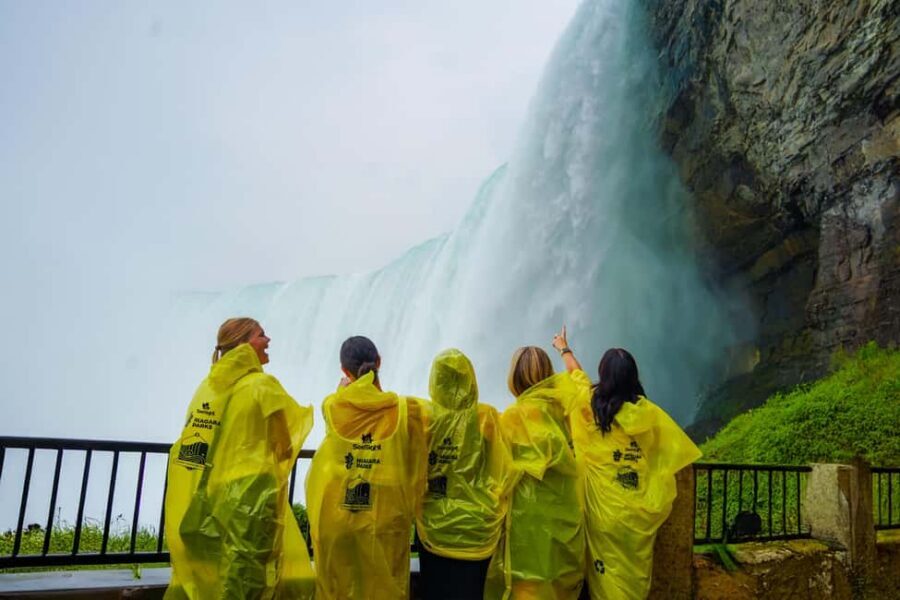 Niagara Falls Tour: Skylon, Journey Behind Falls & Boat Ride - Journey Behind the Falls: 125 Feet Down Into Thunder