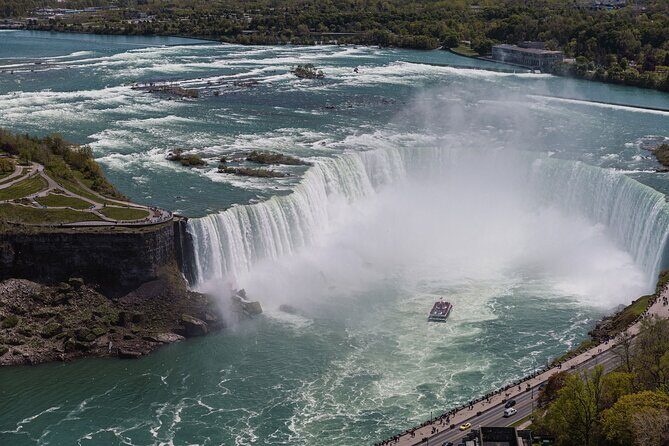 Niagara Underground Tour: Power Station and Tunnel Under Falls - The 180-Foot Descent and the Tailrace Tunnel Base View