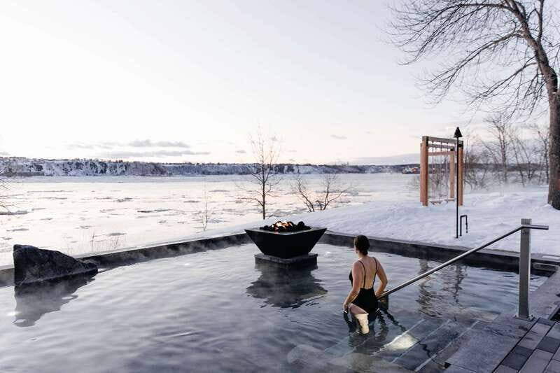 Old Quebec: Nordic Spa Thermal Experience - How the Nordic thermal circuit actually works (hot tubs to deep rest)