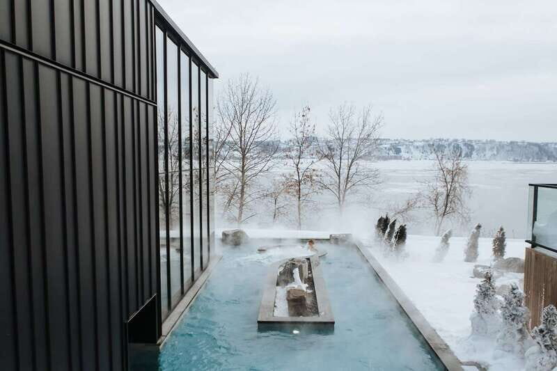 Old Quebec: Nordic Spa Thermal Experience - The Nord Restaurant: what to do about food during your spa time