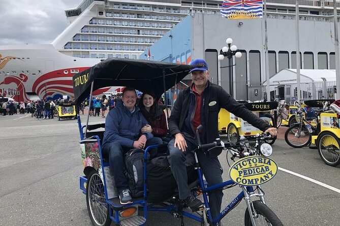 Pedicab Tour of Victoria from Cruise Ship Terminal - Why a pedicab works so well from a cruise ship day