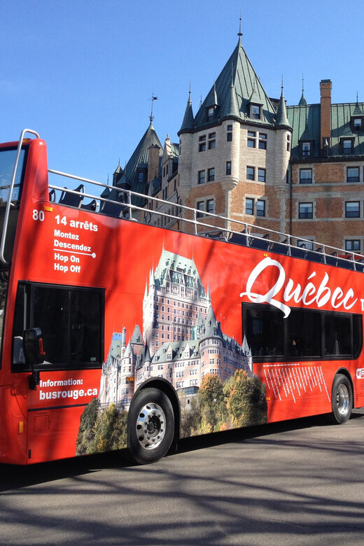 Quebec City: Hop-on Hop-off Open-Top Double Decker Bus Tour - Audio Guide and Earphones: The Part You’ll Keep Using