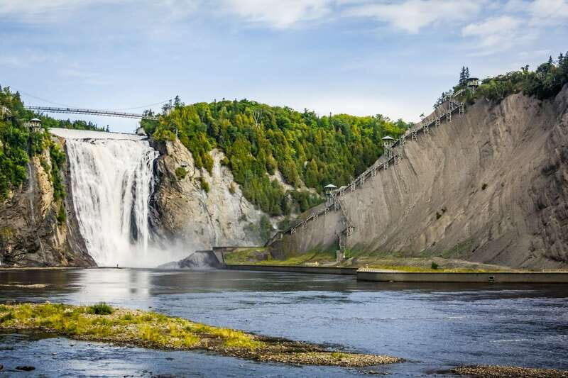 Quebec City: Montmorency Falls with Cable Car Ride - Suspension Bridge Over the Falls: Up Close, No Guesswork