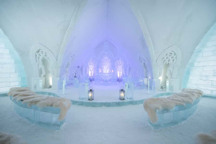 Quebec Ice Hotel Entrance Ticket with Transportation - The Shuttle Ride: Your 45 Minutes of Winter Scenery Plus Seat Time