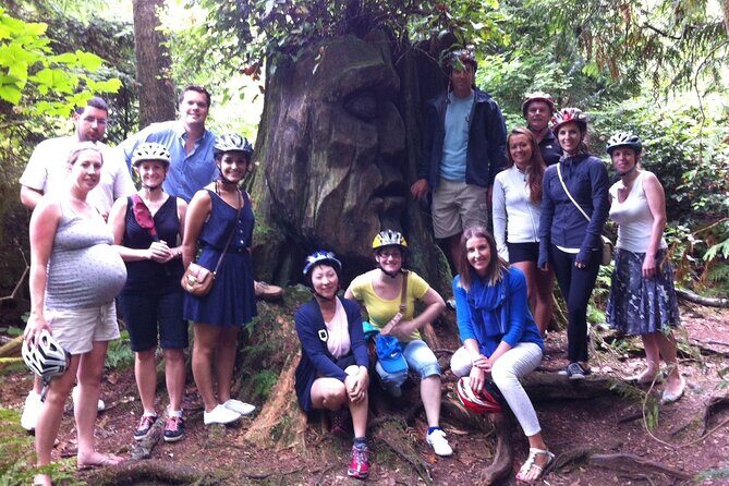 Stanley Park & Downtown - Vancouver Bike Tours - Marine Building: a quick photo-and-story moment for an iconic facade
