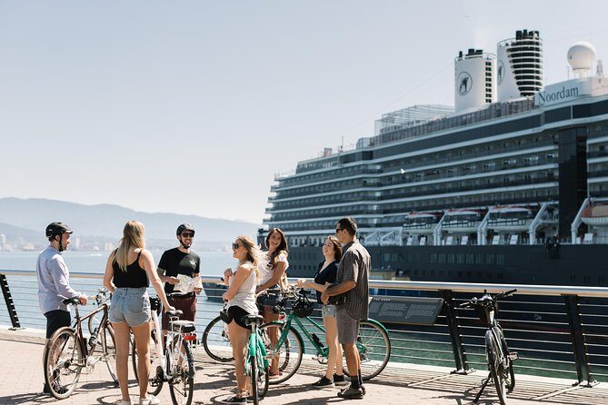 The Grand Bicycle Tour by Cycle City Tours - From 646 Hornby St to the protected lanes: easy start, quick safety chat