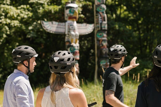The Grand Bicycle Tour by Cycle City Tours - Stanley Park Seawall and cedar forest: skyline views plus totem pole stops
