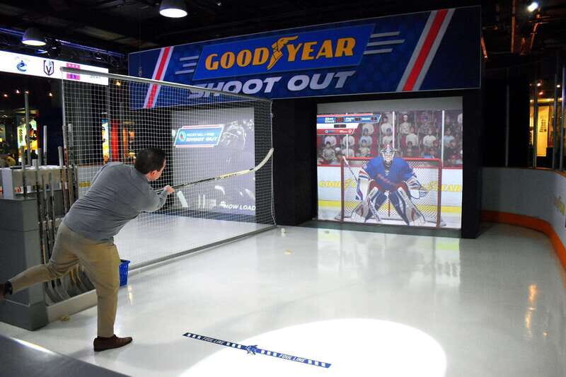 Toronto: Hockey Hall of Fame Entry Ticket - Game Time rink: goaltending and shooting against animated players