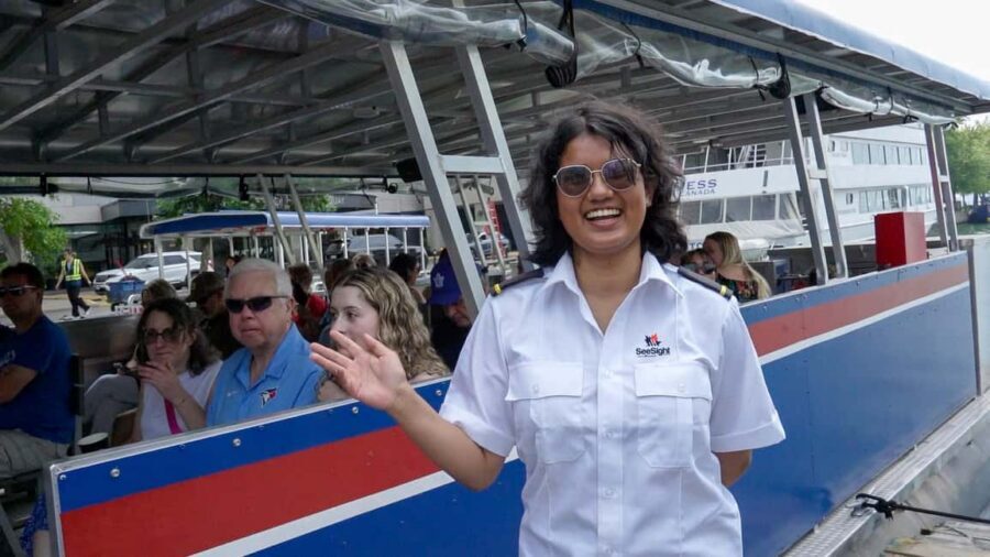 Toronto: Premium Driving Tour with Tower and Harbour Cruise - The downtown driving loop: Dundas Square, Queen’s Park, Nathan Philips Square, and PATH