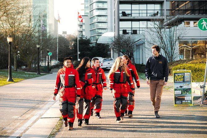 Vancouver City and Harbour Waterfront Sightseeing Boat Tour - What happens right after you meet: lifejacket, safety talk, cruiser suit
