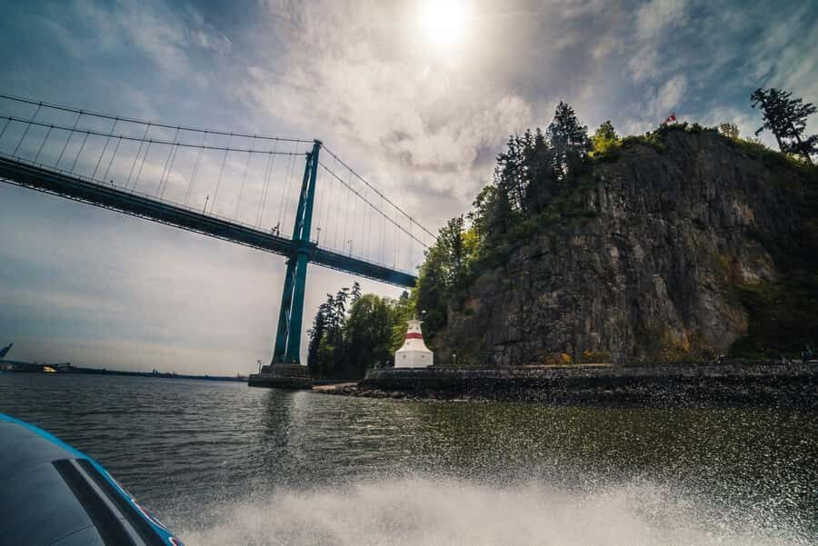 Vancouver: City and Seal Boat Tour - Stanley Park, West Vancouver homes, and offshore freighters: city sights with real texture