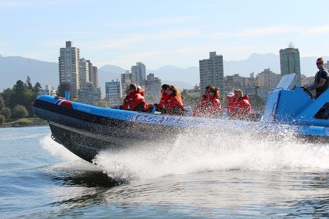 Vancouver City and Seal Colony Scenic Boat Tour - Lions Gate Bridge and Stanley Park: the skyline moment without land traffic