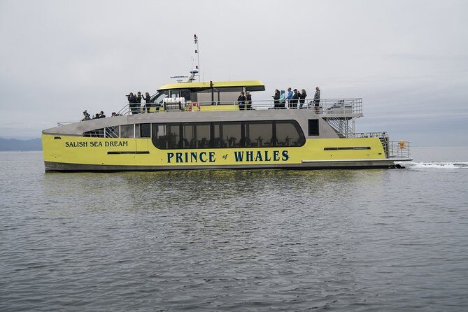 Vancouver Half-Day Whale Watching Adventure with Free Photos - Prince of Whales catamaran comfort: heated cabin, decks, and real viewing space