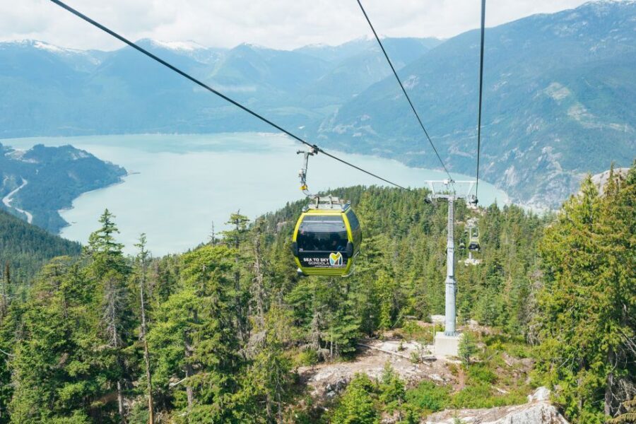 Whistler, Sea to Sky Gondola, and Shannon Falls Day Trip - Riding Back to Vancouver: Shannon Falls Lands Well on the Return
